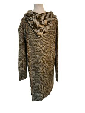 NWT Amuse Society Beach Vida Bling Long Sleeve Geometric Cardigan Size Large